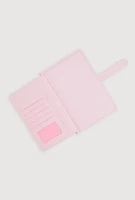 Sweet Notes Embossed Faux Leather Journal, Pink
