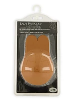 Womens Reusable Microfiber Adhesive Lifting Pasties, Brown, Size L-XL