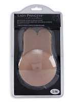 Womens Nude Adhesive Microfiber Lifting Pasties, Beige, Size S-M