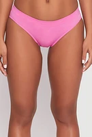 Womens Seamless Bikini Panty, Pink, Size XL
