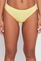 Womens Seamless Bikini Panty, Yellow,