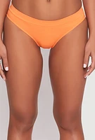 Womens Seamless Bikini Panty, Orange, Size XL