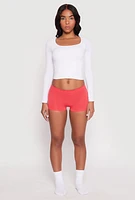 Womens Seamless Boyshort Panty,