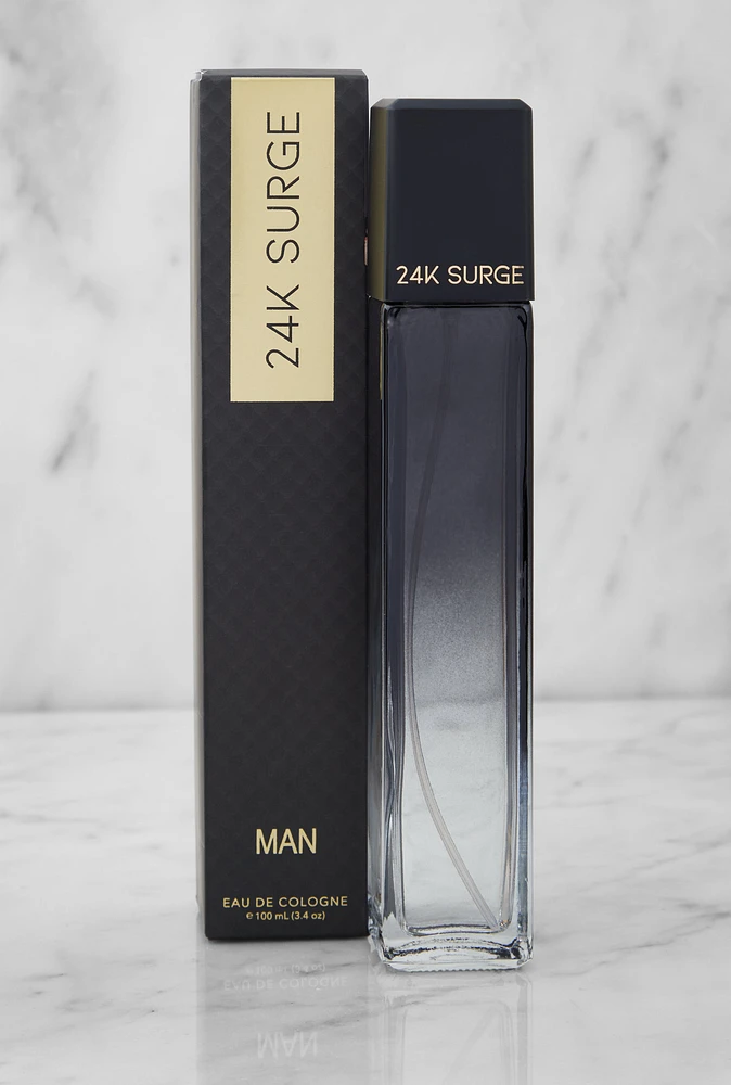 Womens Mens 24K Surge Cologne, Black