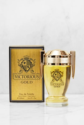 Womens Mens Victorious Gold Cologne, Gold