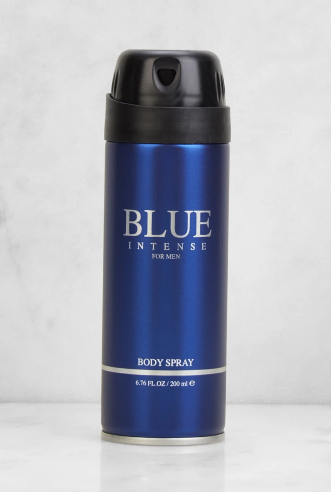 Womens Mens Blue Intense Body Spray, Blue