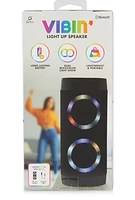 Vibin Light Up Speaker, Black