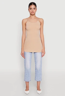 Womens Basic Scoop Neck Cami,