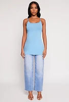 Womens Basic Scoop Neck Cami,
