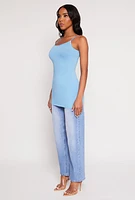 Womens Basic Scoop Neck Cami, L