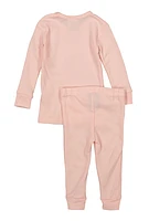 Womens Baby Girls 12-24M Thermal Top and Pants Set, Pink, Size 24M