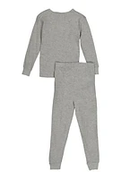 Womens Girls Thermal Top and Pants, 7-8