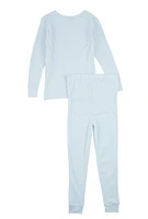 Womens Girls Thermal Top and Pants,