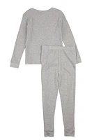 Boys Thermal Top and Pants Set, Grey, Size 16-18