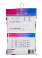 Toddler Girls Solid Camis 5 Pack, White, Size 4T