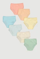Toddler Girls Glitter Days of The Week Panties 7 Pack, Multi, Size 2T-3T