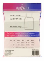Womens Girls Solid Assorted Camis 5 Pack, Multi, Size 12-14