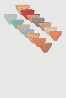 Womens Girls Patterned Underwear 14 Pack, Multi, Size 14