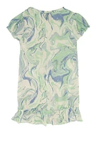 Little Girls Let Me Sleep Nightgown with Mask, 10