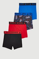 Boys Gamer Graphic Print Boxer Briefs 4 Pack, Multi, Size 16-18