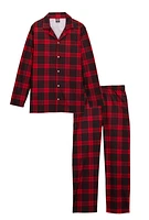 Mens Matching Buffalo Plaid Family Pajamas, Red, Size XL