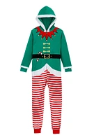 Boys Matching Elf Onesie Family Pajamas, Multi,