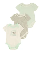 Baby Boys 0-9M I Love My Mama Graphic Bodysuits 3 Pack, Multi, Size 3-6M