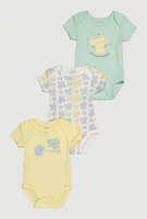 Baby 0-9M Little Star Graphic Bodysuits 3 Pack, Multi, Size 6-9M