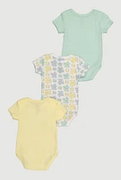Baby 0-9M Little Star Graphic Bodysuits 3 Pack, Multi, Size 6-9M