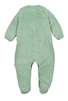 Baby Boys 0-9M Bear Graphic Footed Jumpsuit, Green, Size 3-6M