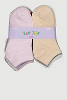 Girls Assorted Marled Ankle Socks 20 Pack, Multi