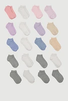 Girls Marled Socks 20 Pack, Multi