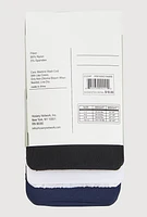 Little Girls Footed Tights 3 Pack Size 4-6, Multi