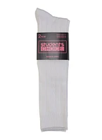 Girls 4-10 Knee High Socks 2 Pack, White