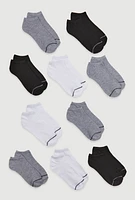 Boys Contrast Trim Ankle Socks 10 Pack,