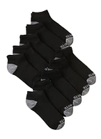 Boys 10 Pack Assorted Ankle Socks, Black