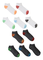 Boys 10 Pack Assorted Ankle Socks, Multi