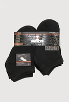 Toddler Boys Low Cut Socks Size 20 Pack Size 5-10, Black