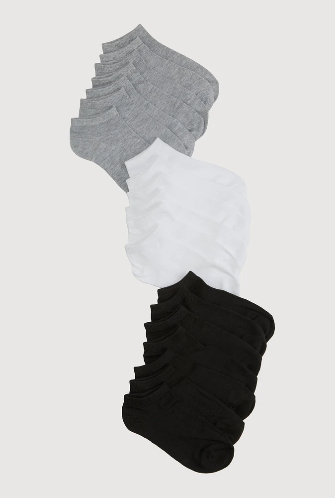 Boys Low Cut Socks Size 20 Pack Size 11-4, Multi