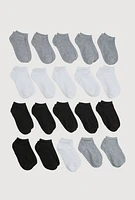 Boys Low Cut Socks Size 20 Pack Size 11-4, Multi
