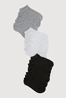 Boys Low Cut Socks Size 20 Pack Size 4-10, Multi