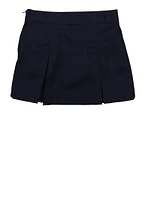 French Toast Girls 4-6x Button Detail Kick Pleated Skort, Blue, Size 5
