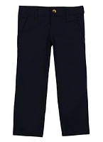French Toast Girls 4-6x Solid Straight Leg Pants, Blue, Size 6X