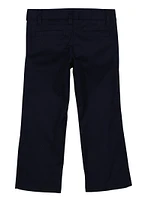 French Toast Girls 4-6x Solid Straight Leg Pants, Blue,