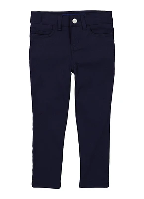 French Toast Girls 4-6x Skinny Fit Pants, Blue, Size 4