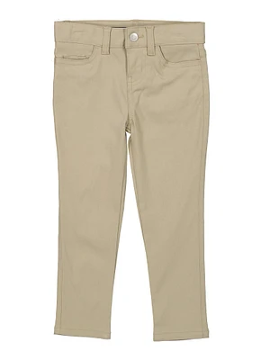 French Toast Girls 4-6x Stretch Skinny Leg Pants, Khaki,