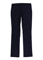 French Toast Junior Solid Straight Leg Pants, Blue, Size 4