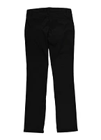 French Toast Junior Straight Leg Pants, Black, Size 10