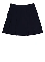 French Toast Girls 7-14 Solid Pleated Skirt, Blue, Size 14