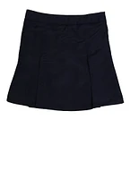French Toast Girls 7-14 Rhinestone Detail Pleated Skort, Black, Size 8
